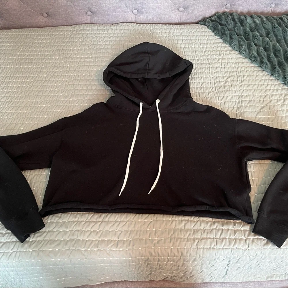 wild fable Black Cropped Hoodie - Picture 2 of 2